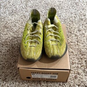Yeezy Kids Sneakers in Yellow and Green